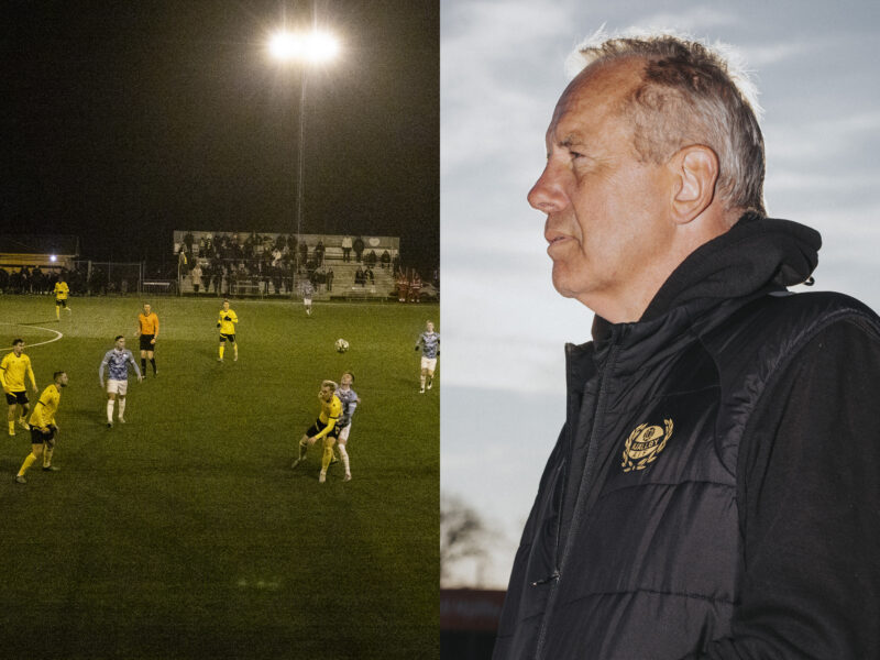 Hasse Larsson och ett reportage om Allsvenskans succélag Mjällby AIF i Offside